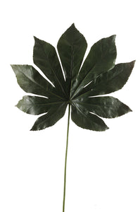 Artificial fatsia - 1 leaf - Green